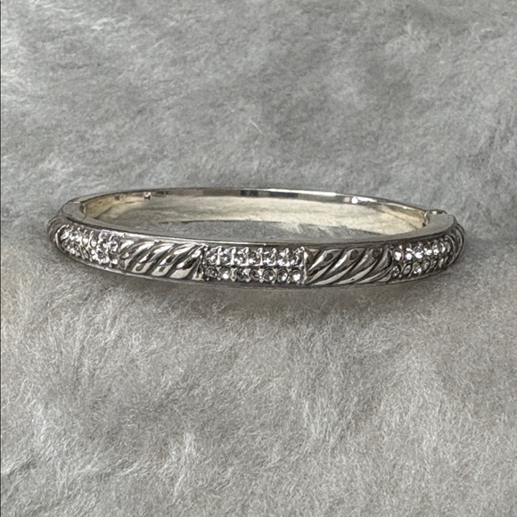 Brighton Jewelry - Brighton Sacred Love Silver Tone Hinge Bracelet
